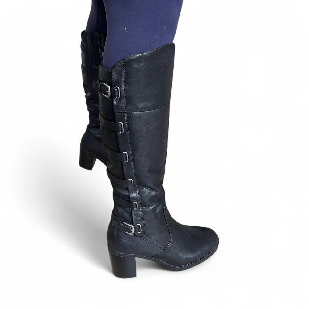 Black Knee High Boots - Picture 3 of 8
